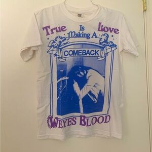 Weyes Blood tour t-shirt size small
